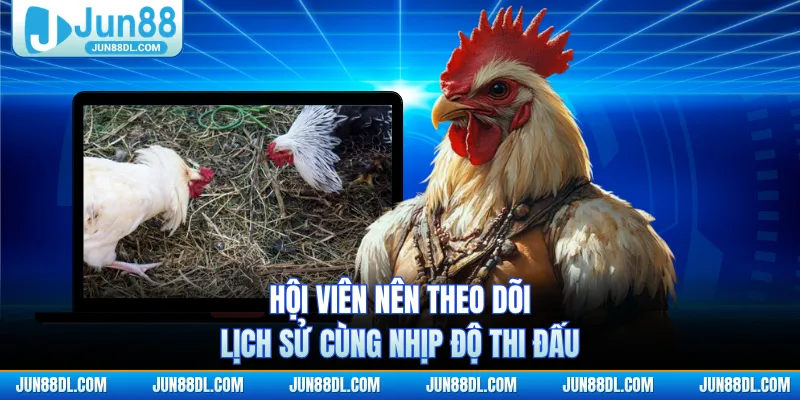 Hội viên nên theo dõi lịch sử cùng nhịp độ thi đấu
