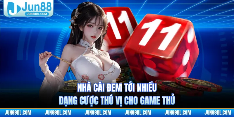 Nhà cái đem tới nhiều dạng cược thú vị cho game thủ